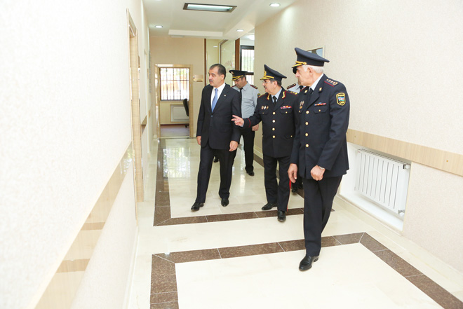 Gəncənin Nizami rayon Polis Şöbəsinin yeni inzibati binası istifadəyə verilib (FOTO)