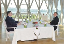 Состоялся совместный ужин Президента Азербайджана и председателя Еврокомиссии (ФОТО)