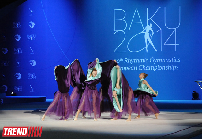 Bakıda bədii gimnastika üzrə Avropa çempionatının bağlanış mərasimi keçirilib (FOTO)(VİDEO)