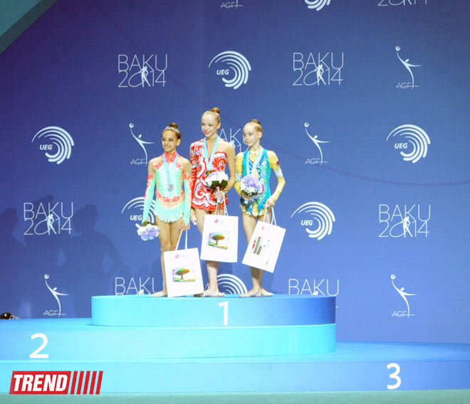 Азербайджанская гимнастка заняла II место в индивидуальных соревнованиях в выступлениях с обручем (ФОТО)