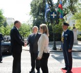 В Афинах состоялась церемония официальной встречи Президента Азербайджана Ильхама Алиева (ФОТО)