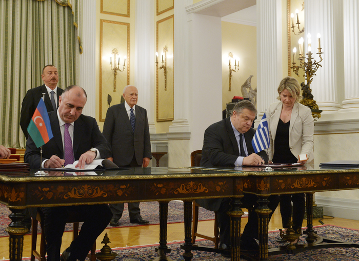 Azerbaijan and Greece sign three intergovernmental agreements (PHOTO)