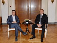 President Ilham Aliyev met with Leader of the Coalition of the Radical Left at the Hellenic Parliament Alexis Tsipras