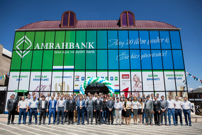 "Amrahbank"ın Masallı filialı yeni ünvanda