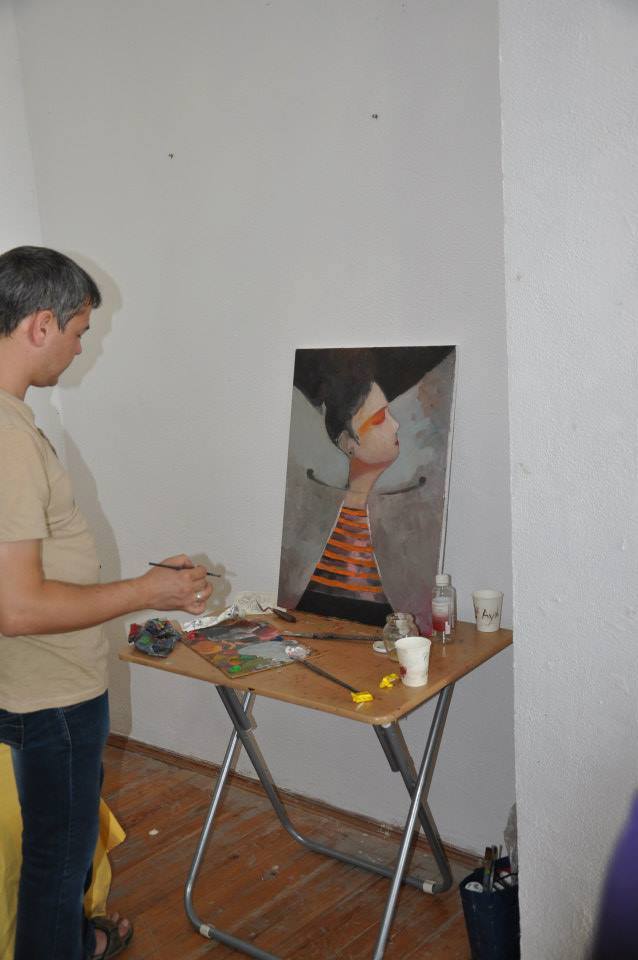 В бакинской галерее "Art Villa" прошел интерактивный творческий пленэр (ФОТО)