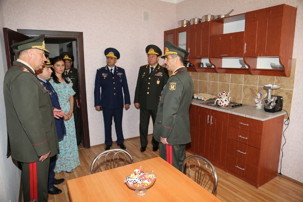 В Азербайджане для военнослужащих построены жилые дома (ФОТО)