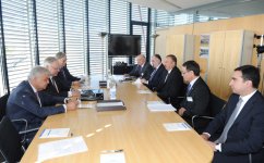 Azerbaijani president holds meetings in Strasburg (PHOTO)