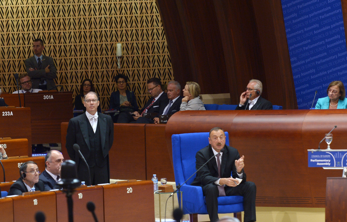 Prezident İlham Əliyev: Tarixi Azərbaycan torpağı olan İrəvan XX əsrin əvvəllərində Ermənistana paytaxt kimi verilib (FOTO)