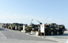 President Aliyev watches operational and tactical exercise of Azerbaijani Armed Forces