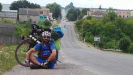 Известный велопутешественник Рамиль Зиядов доехал до Молдовы (ФОТО)