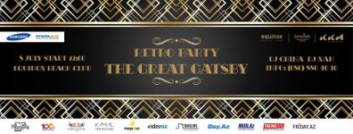 На берегу Каспия состоится RETRO PARTY 2 - The Great Gatsby!