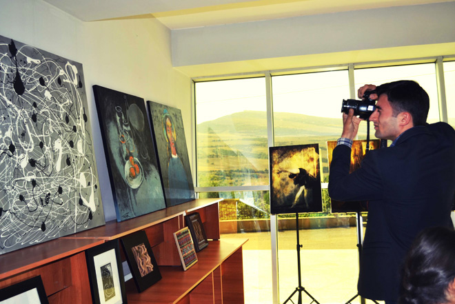 В Лерике состоялось открытие выставки в рамках "Azerbaijan Art Festival - 2014" (ФОТО)