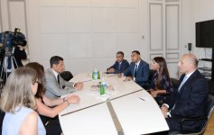 Azerbaijan’s first lady meets with Cannes mayor (PHOTO)