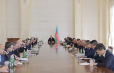 Под председательством Президента Азербайджана состоялось заседание Кабмина, посвященное итогам социально-экономического развития в первой половине 2014 года (ФОТО)