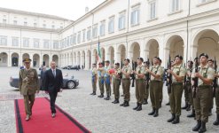Состоялась встреча президентов Азербайджана и Италии (ФОТО)