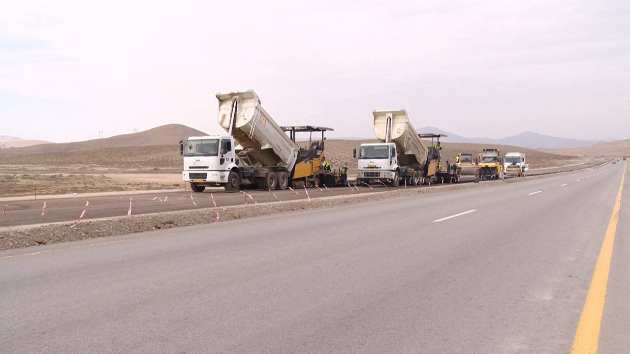 До конца года в Азербайджане завершится реконструкция крупной автодороги (ФОТО)
