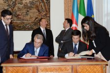 Азербайджан и Италия подписали ряд межправительственных соглашений (ФОТО)