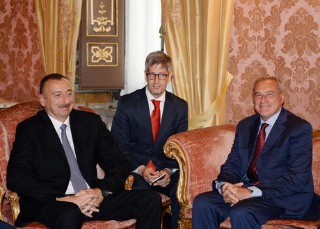 Prezident İlham Əliyev Romada İtaliya Senatının sədri Pietro Qrasso ilə görüşüb (FOTO)