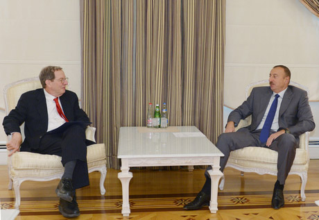 President Aliyev receives outgoing U.S. ambassador to Azerbaijan