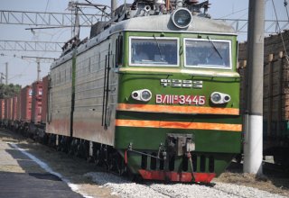 В Азербайджан прибыл первый блок-поезд из Поти