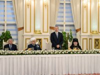 President Ilham Aliyev attended the Iftar ceremony on the occasion of the holy month of Ramadan (PHOTO)