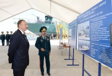 President Aliyev attends opening of new shipyard of State Border Service's Coast Guard