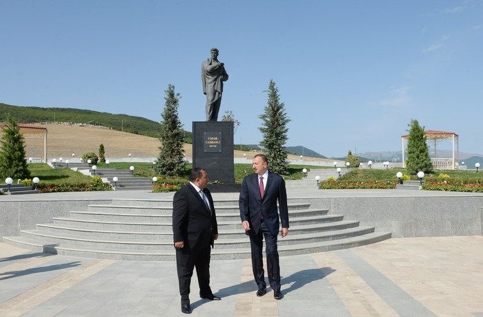Ильхам Алиев ознакомился в Хызы с условиями, созданными в парке Дж. Джаббарлы  (ФОТО)