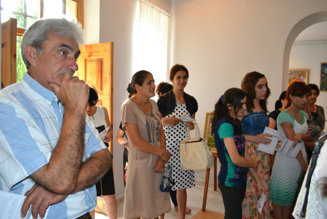 В Агстафе состоялось открытие выставки в рамках "Azerbaijan Art Festival - 2014" (ФОТО)