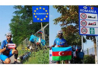 С флагом Азербайджана и вымпелом Trend - по дорогам Румынии (ФОТО)