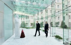 Prezident İlham Əliyev Maliyyə Nazirliyinin yeni inşa edilən inzibati binası ilə tanış olub (FOTO)