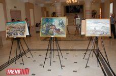 В Баку представлены эскизы декораций к азербайджанским фильмам (ФОТО)
