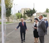 Президент Азербайджана ознакомился с состоянием здания одной из бакинских средних школ после капремонта (ФОТО)
