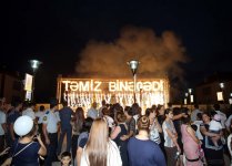 "Təmiz Binəqədi" layihəsi çərçivəsində görülən işlər açıqlandı (FOTO)