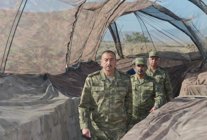 Azerbaijani army able to destroy any facility in Nagorno-Karabakh, president says (PHOTO)