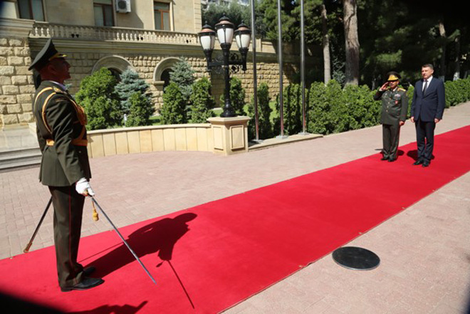 В Баку обсудили военное сотрудничество между Азербайджаном и Латвией (ФОТО)