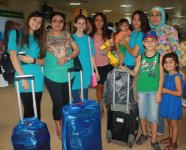 Азербайджанские школьники и студенты отправились в учебно-ознакомительную поездку по России (ФОТО)