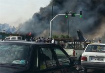 Пассажирский самолет разбился в Тегеране, 40 погибших (версия 6) (ФОТО)