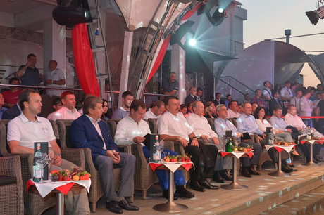 Президенты Азербайджана, России и Армении посетили международный турнир по боевому самбо Plotforma S-70 (ФОТО)