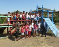 Компания "Nobel Oil" благоустроила детскую спортивную площадку в Гяндже (ФОТО)