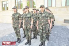 В ВС Азербайджана служит около одной тысячи женщин - минобороны (ФОТО)