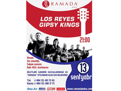 В Баку впервые выступят с концертом «Los Reyes Gipsy Kings»