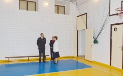Ильхам Алиев ознакомился с Комплексом "Школа-лицей" Бакинского славянского университета после капремонта (ФОТО)