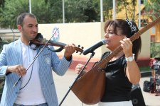 Ашуг Самира выступила с концертной программой перед военнослужащими (ФОТО)