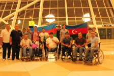 Азербайджанские паралимпийцы вернулись из Великобритании  с комплектом медалей (ФОТО)