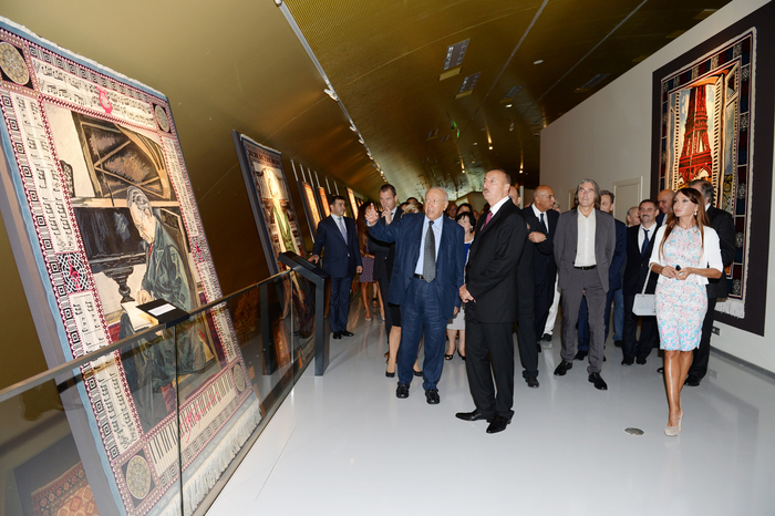 Президент Ильхам Алиев и его супруга приняли участие в открытии Музея ковра (ФОТО)