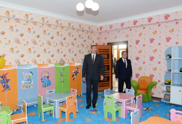 В Бейлагане сдан в эксплуатацию новый детский сад (ФОТО)
