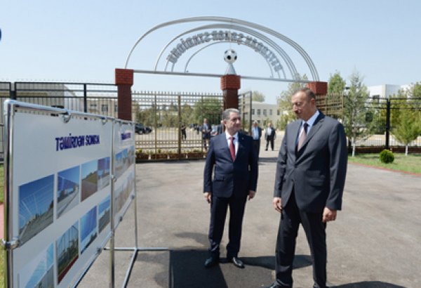 Президент Ильхам Алиев ознакомился с Центральным стадионом Бейлагана после капремонта и реконструкции (ФОТО)