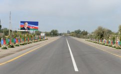 Bulagli-Bahramtapa section of Hajigabul-Bahramtapa highway commissioned in Azerbaijan