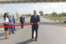 Bulagli-Bahramtapa section of Hajigabul-Bahramtapa highway commissioned in Azerbaijan