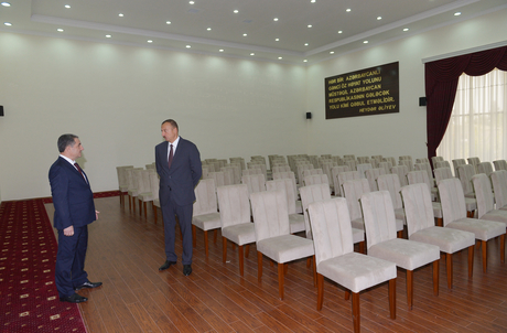 Президент Азербайджана принял участие в открытии Центра молодежи в Бейлагане (ФОТО)